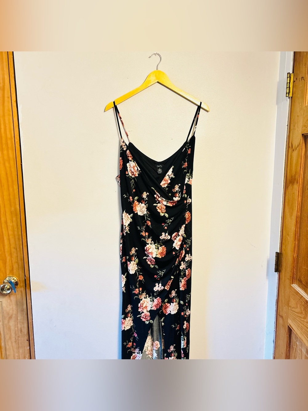 Black Floral Maxi Dress